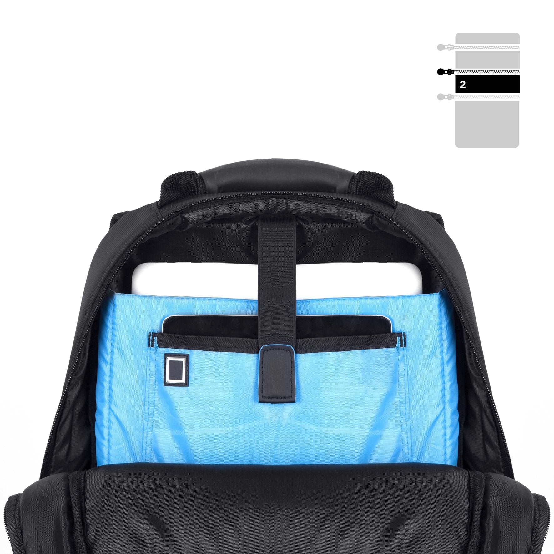 Zoomgoods Travel Laptop Backpack, Lightweight Laptop Bag Work Bag, 15.6” School Rucksack, Backpack for Computer, business, school, Children, Ladies, Gym, Water Resistant, Gift for Women for men LB15