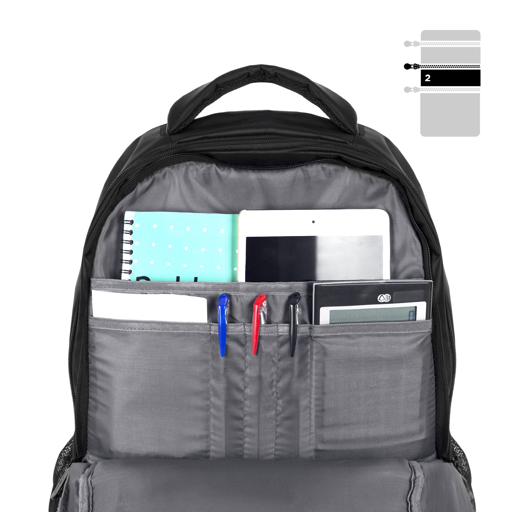 Zoomgoods Travel Laptop Backpack, Work Bag, Lightweight Laptop Bag 15.6” School Rucksack, Backpack for Computer, business, school, Children, Ladies, Gym, Water Resistant, Gift for Women for men LB11