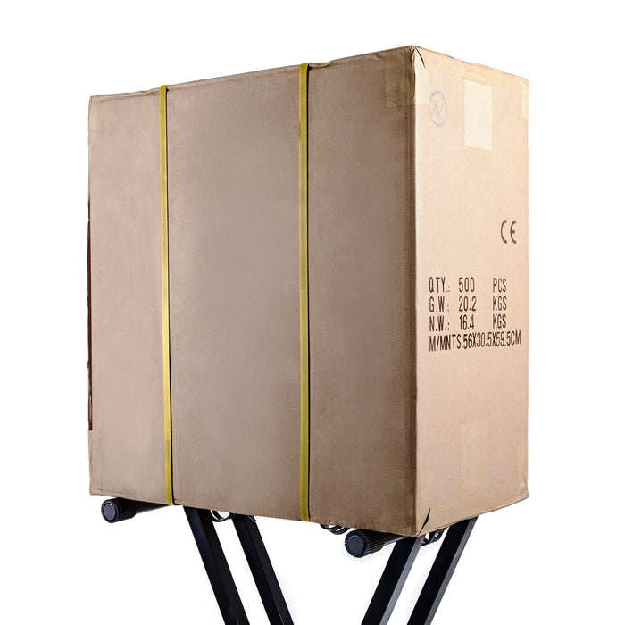 Zoomgoods Keyboard Stand KS2B, Twin Height Adjustable X Frame Piano Stands for Digital Piano & Electric keyboards, Folding Music Stand for Piano, DJ Controller