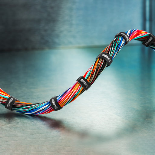 Zoomgoods Cable Ties 24STRAP, Pack of 24x Cable Ties, Adjustable Reusable Hook and Loop Fastening Straps for Tidying and Organising Cables and Wires