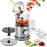 Zoomgoods 2-in-1 Mini Food Processor and Chopper MFP400, Small Food Processor with Grater, Electric Chopper, Chops and Blends, 400W, 500ml