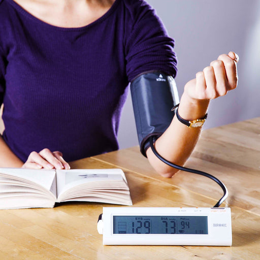 Zoomgoods Blood Pressure Monitor BPM450 Upper Arm | Automatic | BP Machine for Professional and Home Use | Large Digital LCD Display | Desktop | 60 Record Memory | Medium-Large 22cm-42cm Cuff