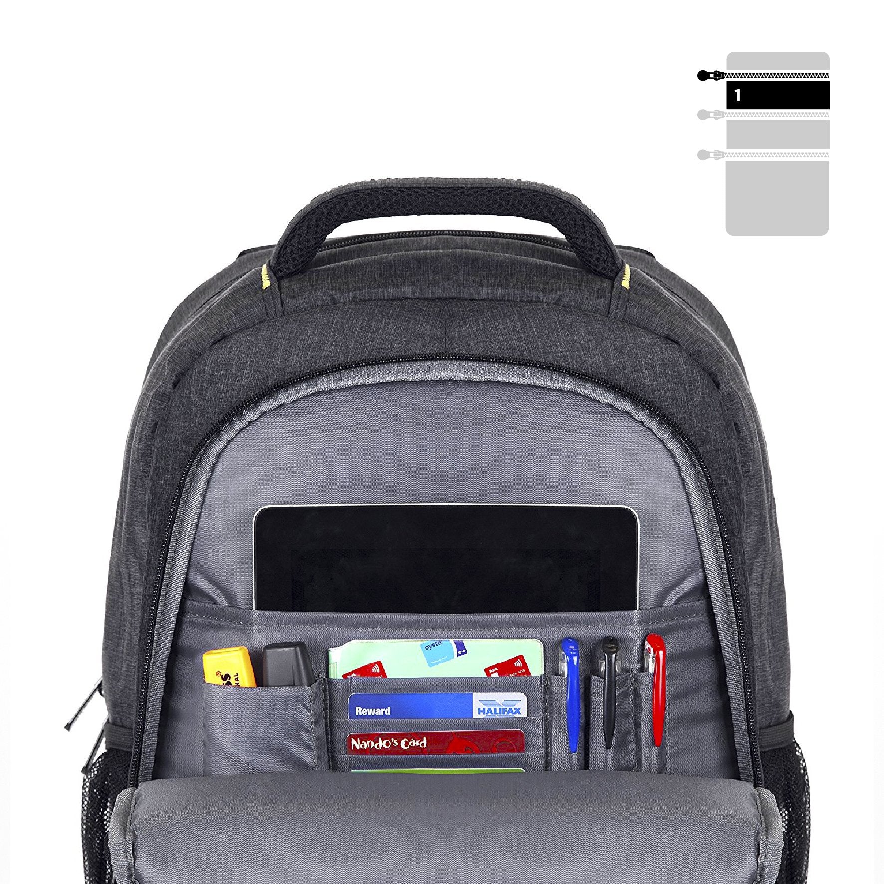 Zoomgoods Travel Laptop Backpack, Lightweight Laptop Bag 15.6” Work Bag, School Rucksack, Backpack for Computer, business, school, Children, Ladies, Gym, Water Resistant, Gift for Women for men LB13