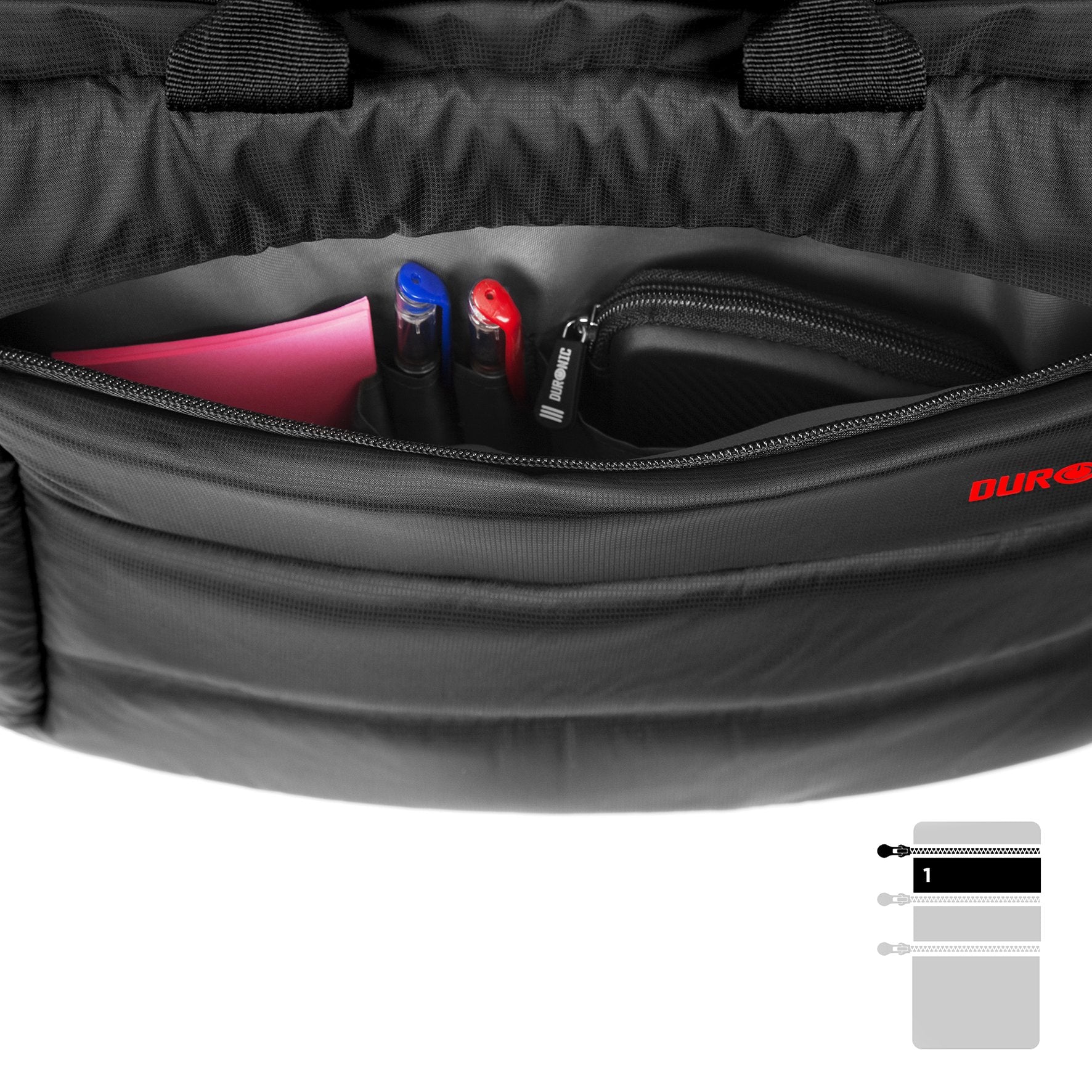 Zoomgoods LB12 Messenger Bag Water Resistant Nylon Crossbody Shoulder Bags for Men & Women, 15.6” Laptop Sleeve, Business Travel Hand Cabin Bag, Work, School, Gym, Over the Shoulder Side Bags, Black