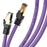 Zoomgoods Ethernet Cable 2M High Speed CAT 8 Patch Network Shielded Lead 2GHz / 2000MHz / 40 Gigabit, CAT8 SFTP Wire, Snagless RJ45 Super-Fast Data - Purple