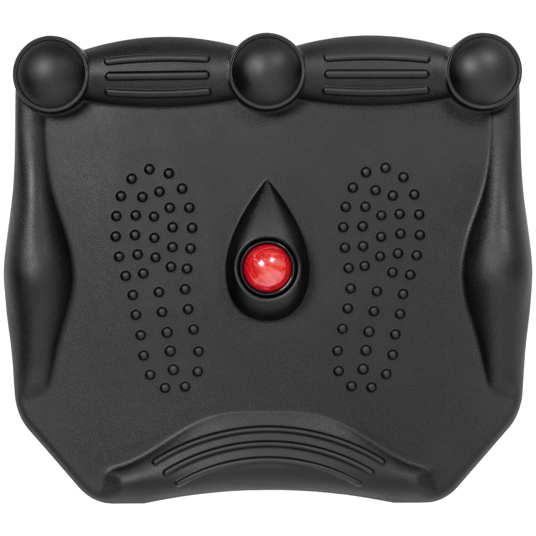 Zoomgoods Anti-Fatigue Mat FT02, Large Office Sit Stand Desk Floor Mat, Ergonomic Support for Feet, Hips, Legs & Back, Massage and Acupressure Points, 59cm x 52cm - Black