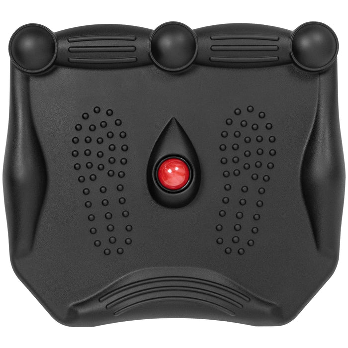 Zoomgoods Anti-Fatigue Mat FT02, Large Office Sit Stand Desk Floor Mat, Ergonomic Support for Feet, Hips, Legs & Back, Massage and Acupressure Points, 59cm x 52cm - Black