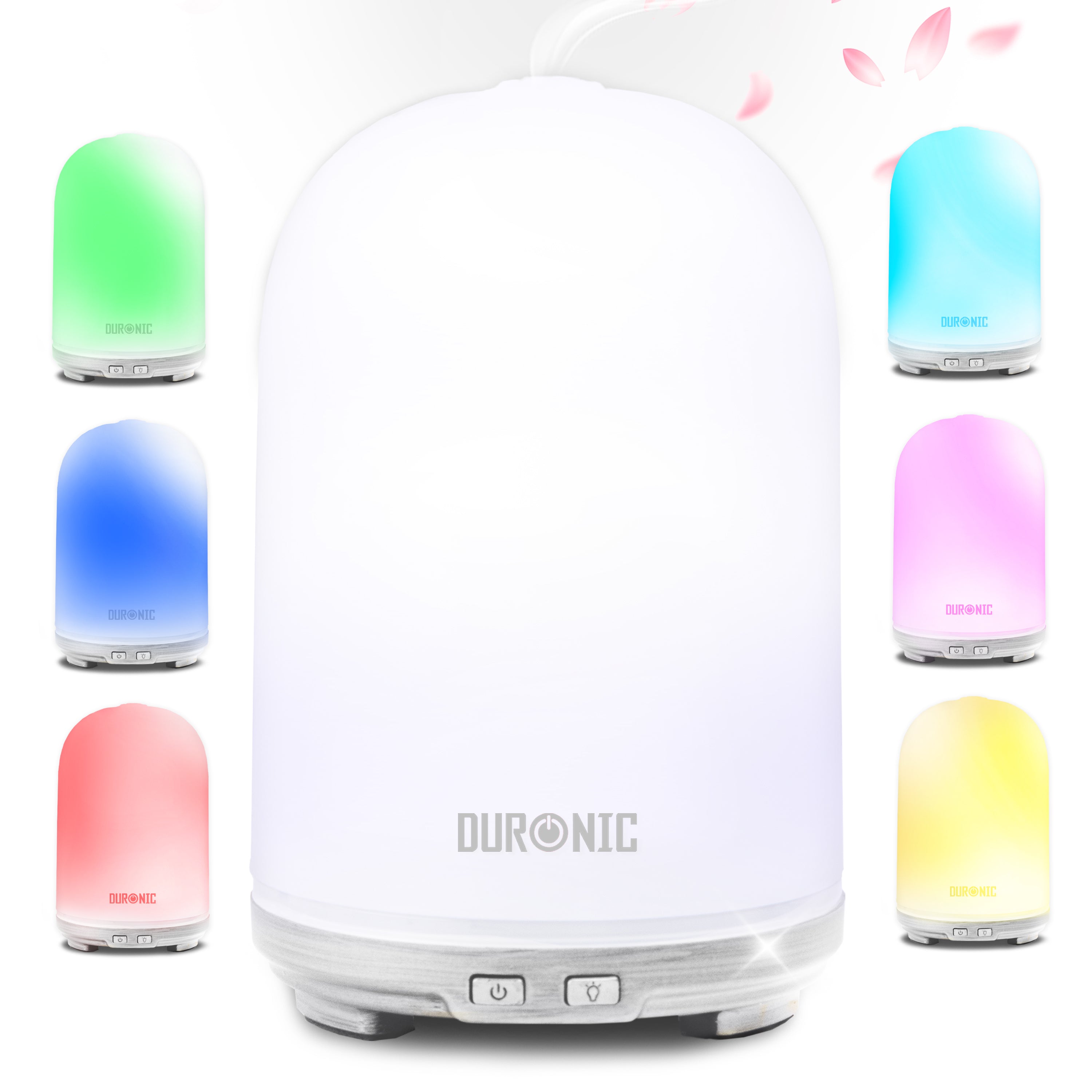 Zoomgoods Essential Oil Diffuser AD13, 100ml Electric Aroma Diffuser Compact Ultrasonic Aromatherapy Diffusers for  Home Office Bedroom Spa with 7 LED Lights Oil Scented Humidifier for Relaxation Sleep