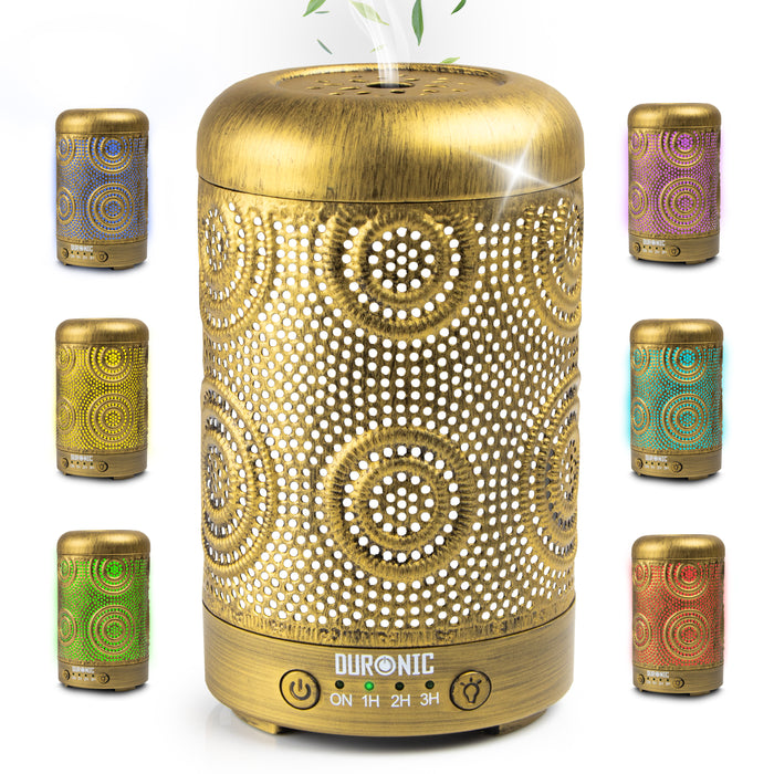 Zoomgoods Aromatherapy Diffuser AD41 100ml Electric Aroma Diffuser Compact Essential Oil DIffuser for Home Office Bedroom Spa with 7 LED Lights Oil Scented Humidifier for Relaxation Sleep