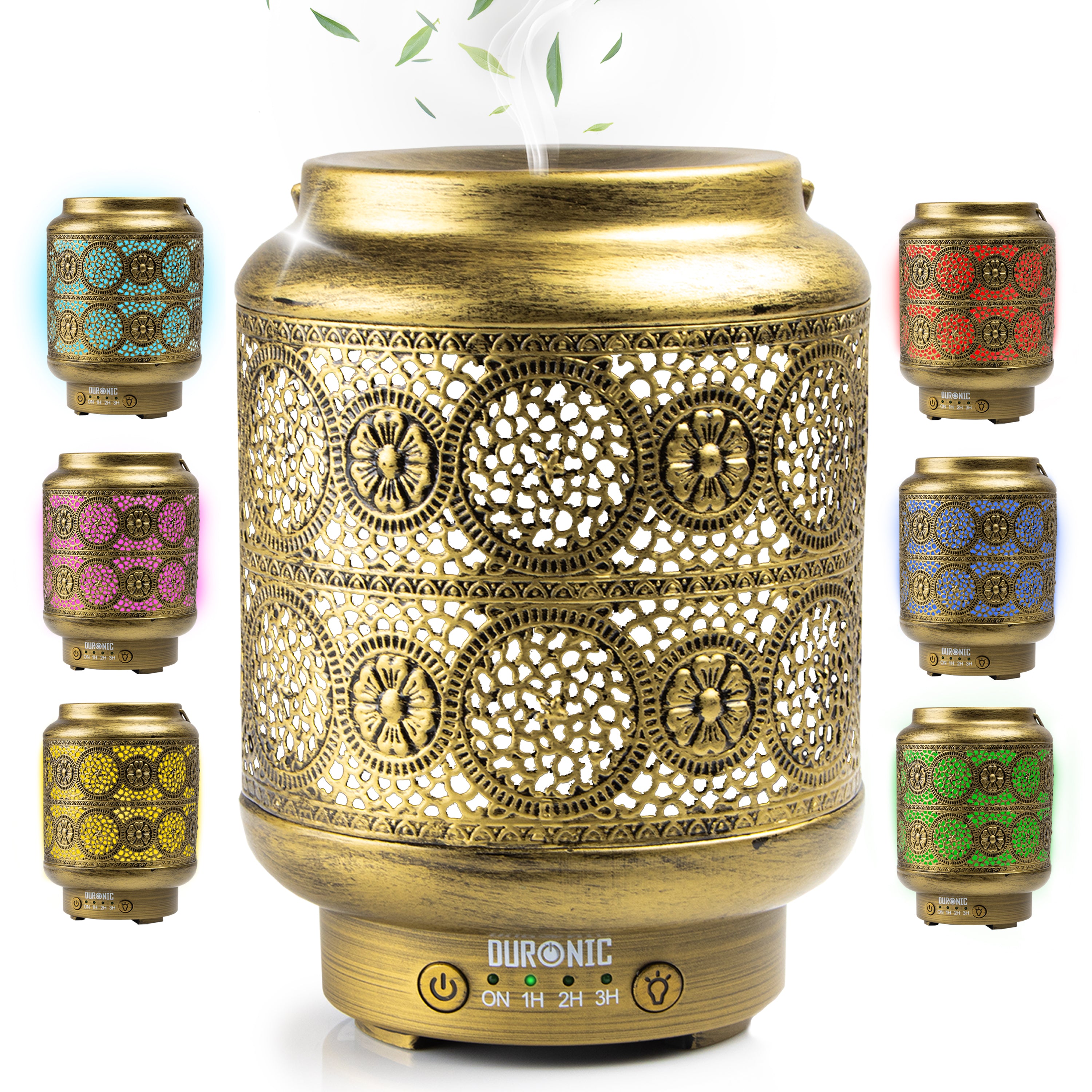 Zoomgoods Aromatherapy Diffuser AD42 100ml Electric Aroma Diffuser Compact Essential Oil DIffuser for Home Office Bedroom Spa with 7 LED Lights Oil Scented Humidifier for Relaxation Sleep