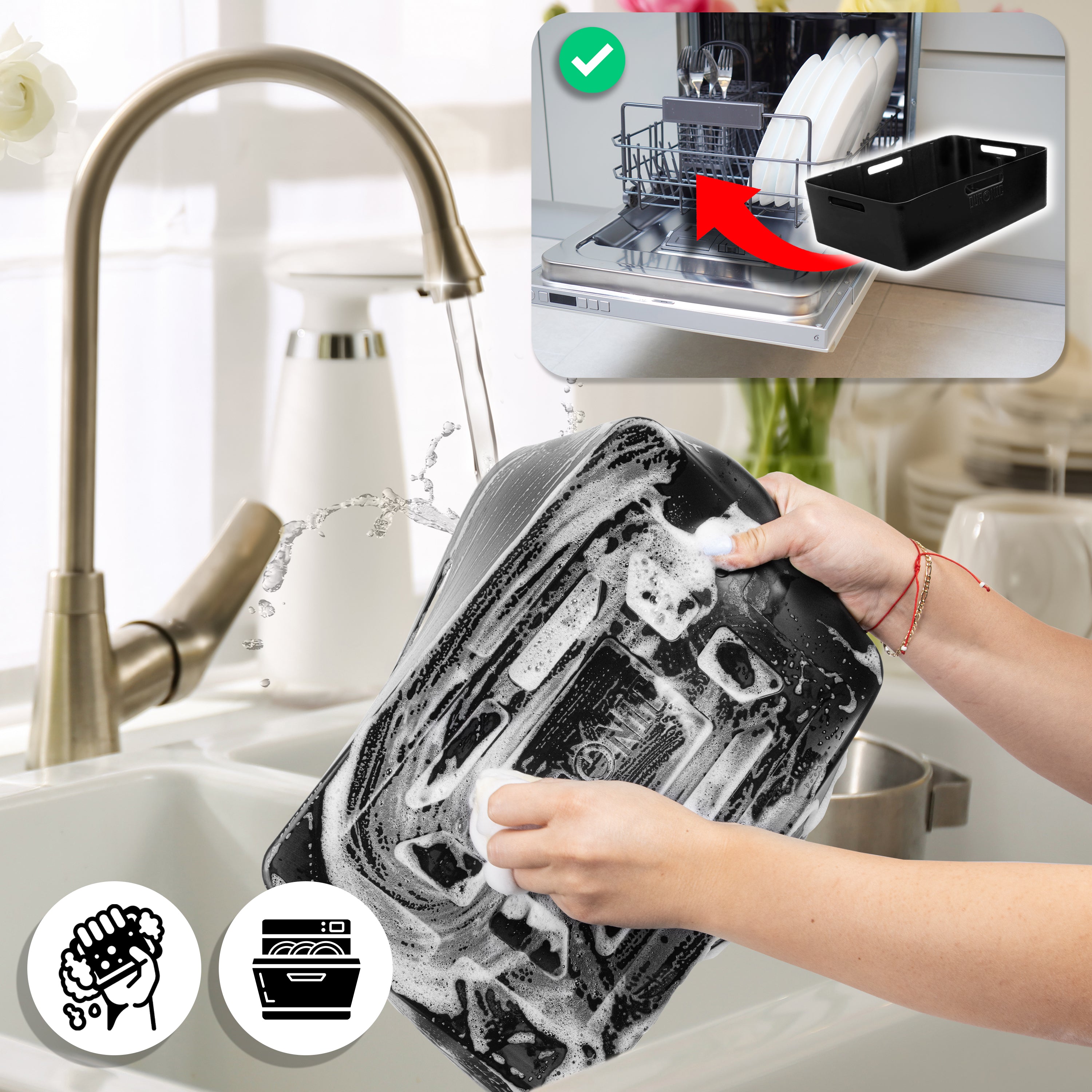 Zoomgoods Silicone Air Fryer Liners AFL2 Air Fryer Basket Liner Durable Nonstick Silicon Inserts for Air Fryers AF14 AF34 Large Drawer Reusable Dual Air Fryer Accessory Premium Cooking Accessories