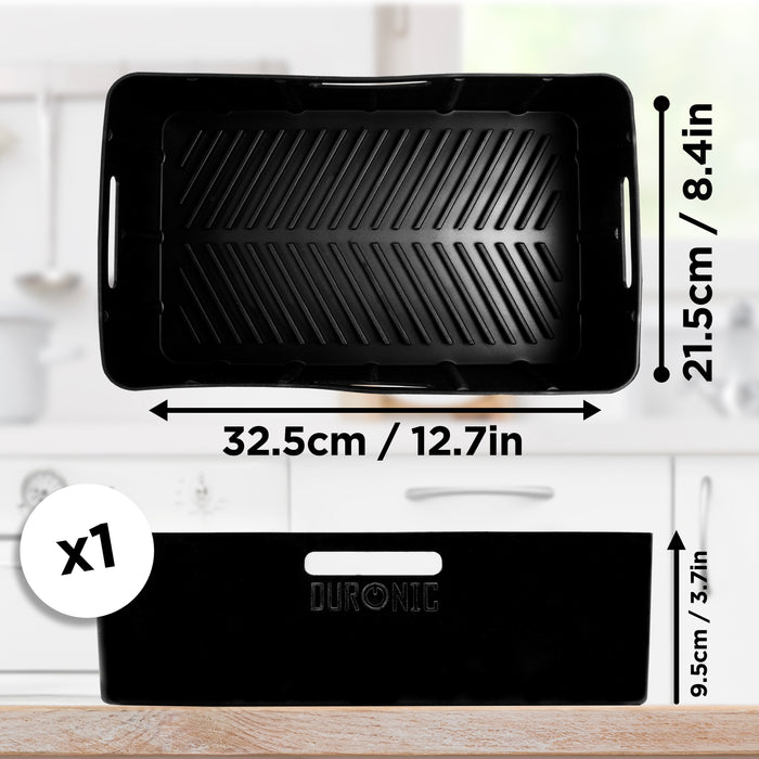 Zoomgoods Silicone Air Fryer Liners AFL2 Air Fryer Basket Liner Durable Nonstick Silicon Inserts for Air Fryers AF14 AF34 Large Drawer Reusable Dual Air Fryer Accessory Premium Cooking Accessories