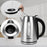 Zoomgoods EK43 digital electric kettle with a unique and innovative lid, allowing you to pour water directly through the lid without opening it