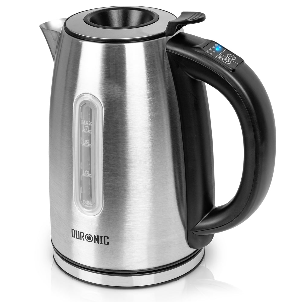 Zoomgoods EK43 electric kettle stainless steel hot water boiler to boil water for tea, coffee, hot water, hot chocolate, soup, noodles
