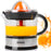 Zoomgoods JE407 electric citrus juicer for fresh orange juice, lemons, limes, grapefruits
