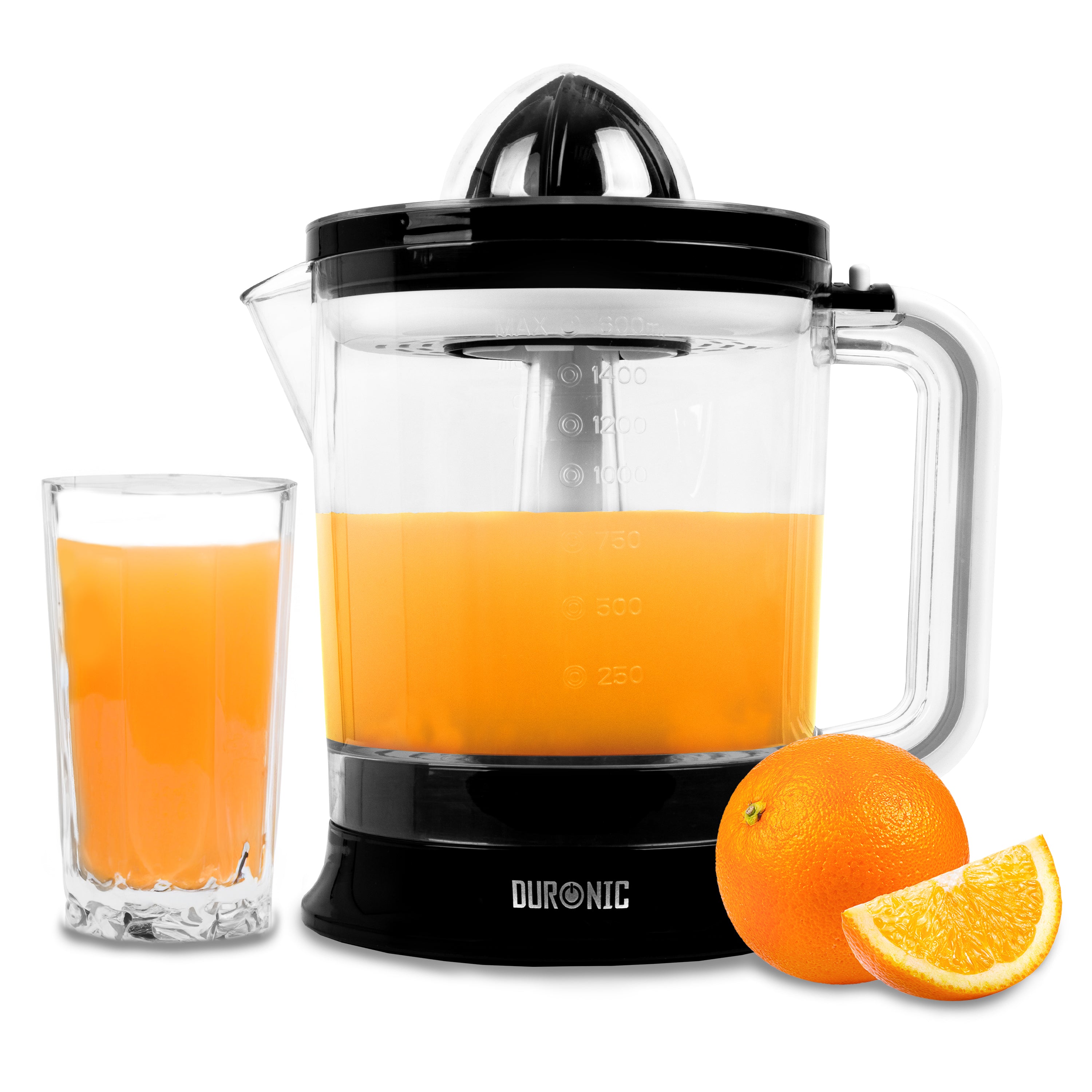 Zoomgoods JE416 electric citrus juicer making fresh orange juice