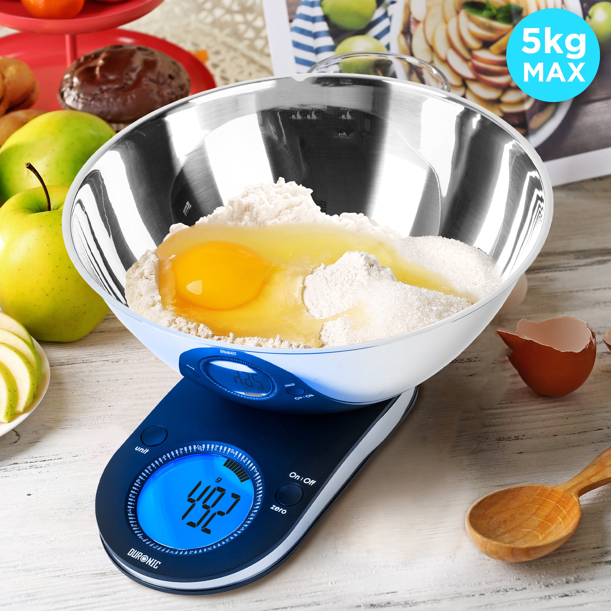 Zoomgoods KS5000 digital weight scale with a maximum weight of 5kg