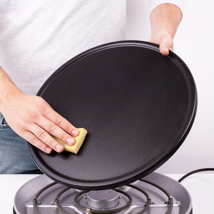 Zoomgoods PM152 electric crepe maker non-stick pan for effortless cooking grease-free