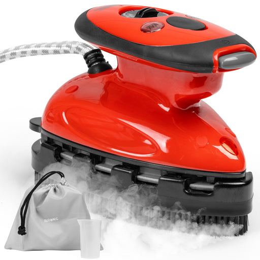 Zoomgoods SI2 RD red steam iron with travel bag measuring cup and attachments