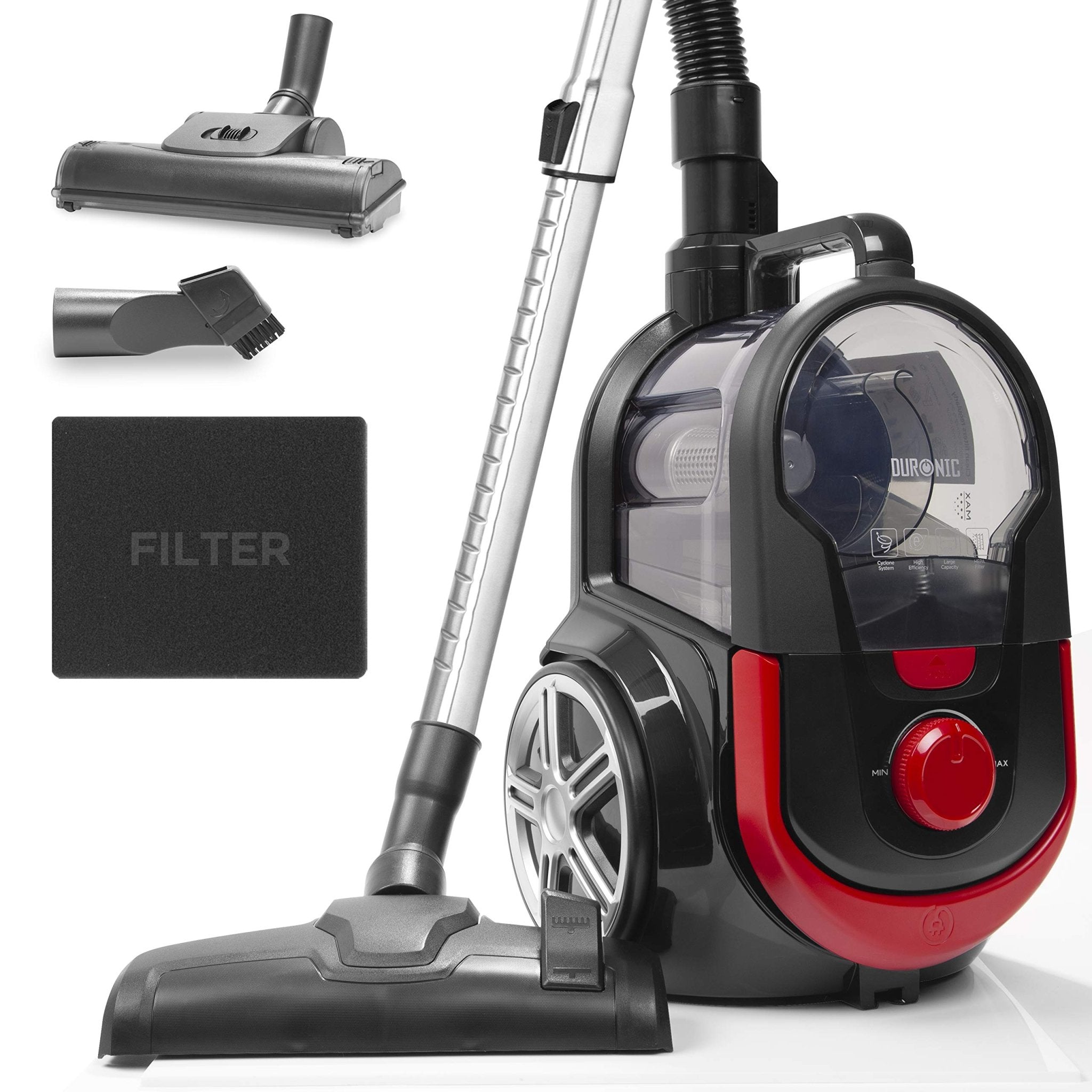 Zoomgoods VC7020 bagless vacuum cleaner with attachments for cleaning home, office, school