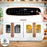 Zoomgoods XXL Digital Air Fryer white and rose gold Zoomgoods 2400W dual basket air fryer featuring a digital touch control panel and viewing windows to monitor cooking progress.