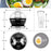 Zoomgoods Electric Egg Boiler EB27 BK Steamer for Eggs 400W Automatic Egg Boiler Electronic Omelette Maker Poacher for 7 Soft, Medium & Hard Boiled Eggs