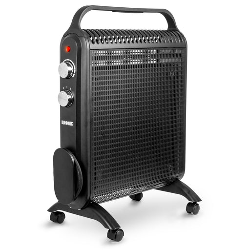 Zoomgoods Electric Heater HV180 BK Oil Free Convection Heaters, Micathermic Panel Heaters, Portable Radiator with Mica Panels Convector Radiators for Heating Up Homes, Bedrooms, Offices & Garage Spaces