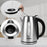 Zoomgoods Electric Kettle EK43 Stainless Steel Kettles with Temperature Control Hot Water Boiler Electrical Heating Electronic Digital Kitchen Kettle for Boiling Water Tea Coffee Hot Chocolate Soup