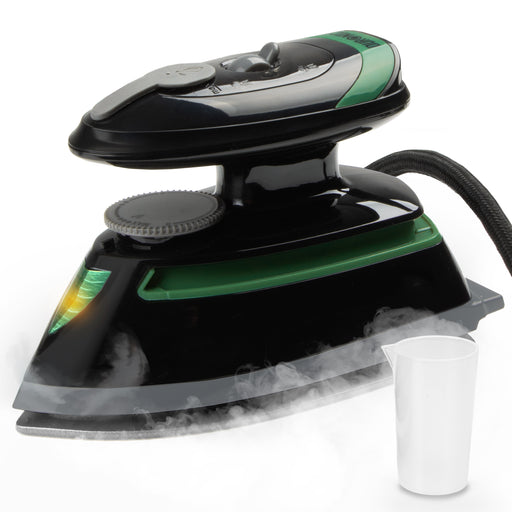 Zoomgoods Travel Iron SI4 BG Portable Steam Irons with Dual Voltage Lightweight Electric Mini Iron with Ceramic Plate 420W Compact Iron for Travelling Sewing & Holidays