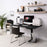 Zoomgoods Desk Top TT140 BK – DESKTOP ONLY - Standing Desk Table Surface Only, Desktop TM51 and TM61 Height Adjustable Desk Frames – Black