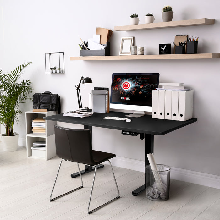 Zoomgoods Desk Top TT140 BK – DESKTOP ONLY - Standing Desk Table Surface Only, Desktop TM51 and TM61 Height Adjustable Desk Frames – Black