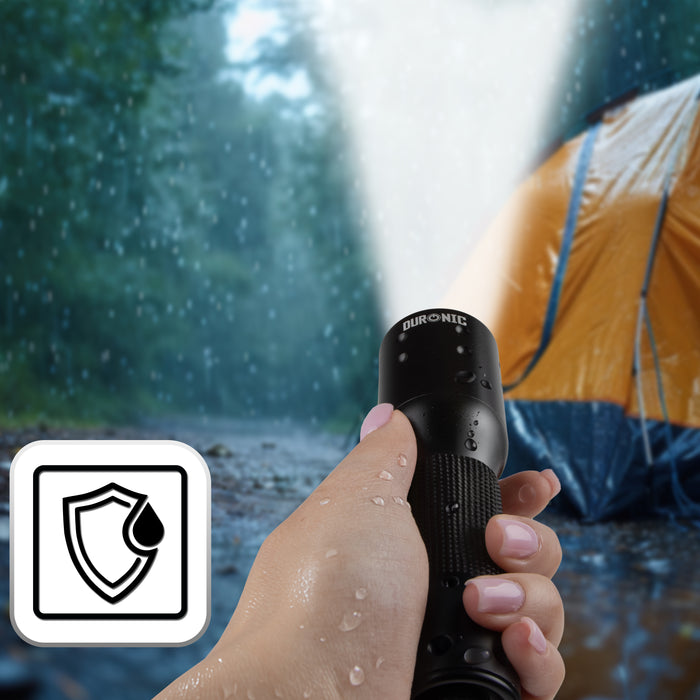 Zoomgoods LED Torch RFL283AA Portable Flashlight, Handheld Pocket Torchlight, Lightweight Torch Light for Camping Hiking Night Emergencies & Blackouts