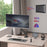 Zoomgoods DM6A1 Dual Monitor Stand, Ergonomic Gas Powered Two 32” Monitor Arms Adjustable PC Desk Mount with VESA 75/100 Compatibility Computer Arm for Home Office Work