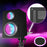 Zoomgoods Speaker Stands SPS20 Height/Tilt Adjustable Desk Mount Speaker Risers, Monitor Speaker Mounts for Bookshelf Speakers, Home Entertainment, Music Presentations, Gaming