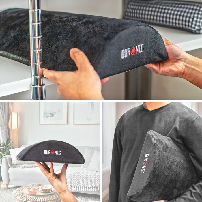 Zoomgoods Ergonomic Footrest FT05: Firm Inner, Soft Outer Material for Improved Support, Comfort; Lightweight, Ideal for Stress Relief, Foot Pain & Fatigue; Under-Desk for Office, Home, Students, Gamers