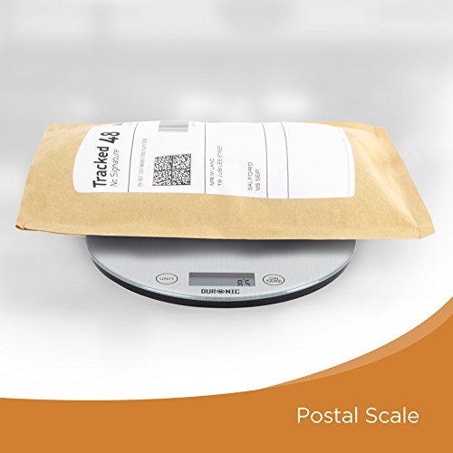 Zoomgoods Digital Kitchen Scales KS1055 Electronic Kitchen Scale Measuring Weighing Scale Baking Scale for Cooking Baking Postal Mail Pet Food Measurement Baker Weight Scale, with Tare Clear LCD Display