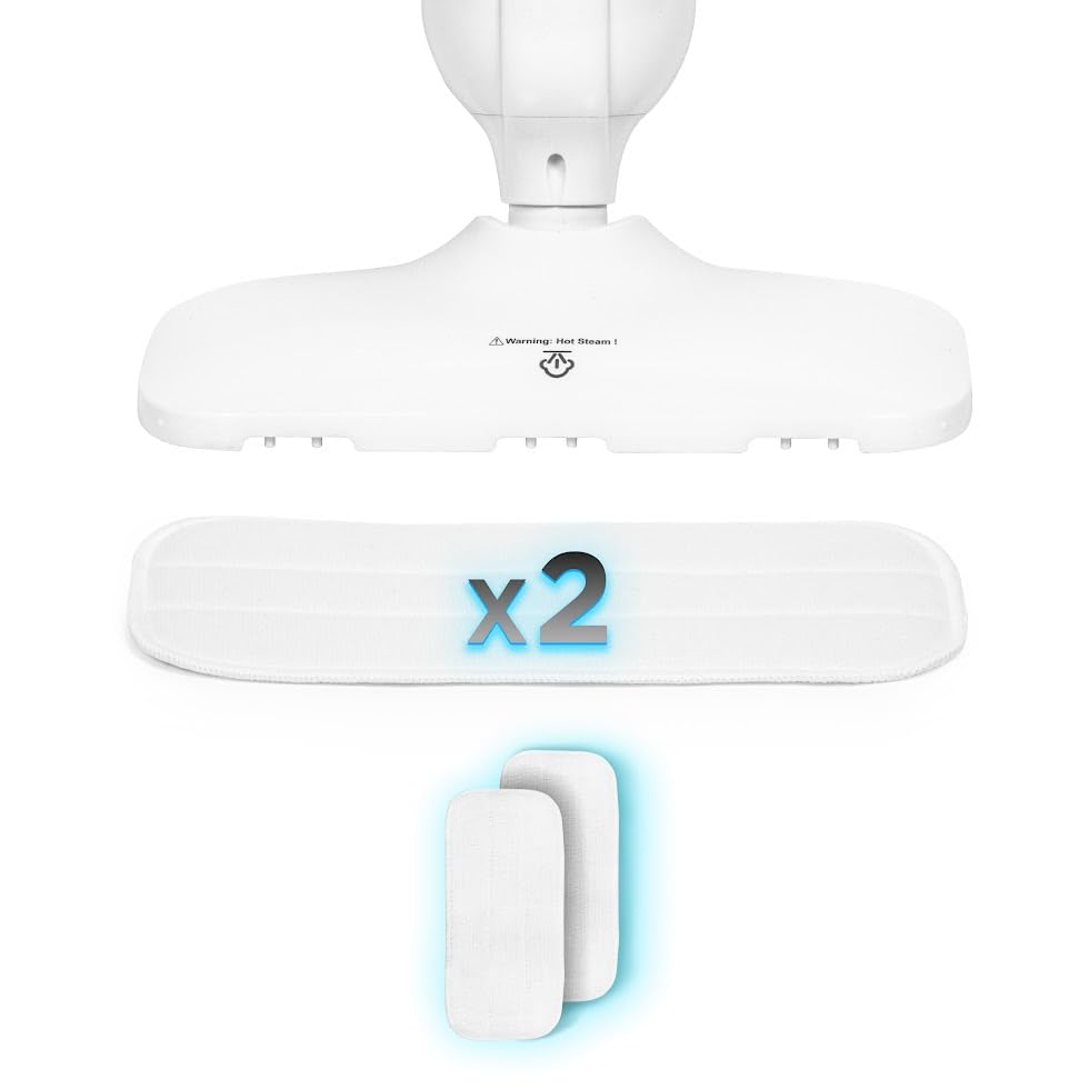 Zoomgoods Spare Mop Pads [2 pack] STM-SP, For use on the Zoomgoods STM11 Steam Mop