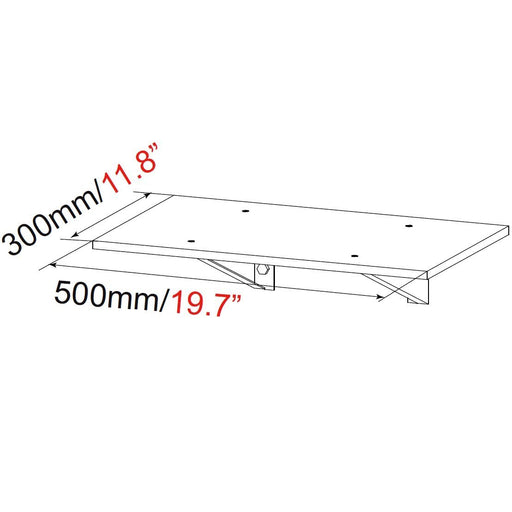 Zoomgoods TV Stand Shelf TVS4T1SH | Spare Extra Shelf for Zoomgoods TVS4T1