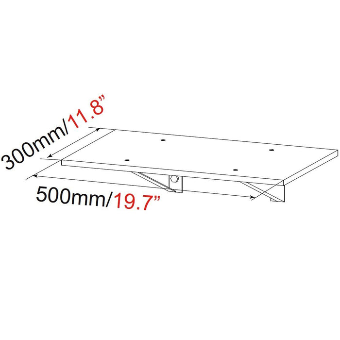 Zoomgoods TV Stand Shelf TVS4T1SH | Spare Extra Shelf for Zoomgoods TVS4T1