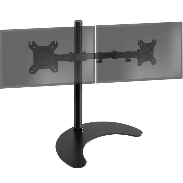 Zoomgoods Dual Monitor Stand DM15D2, Double Monitor Arm Desk Mount for Two 13-27” PC Screens, Height Adjustable Monitor Mounts with VESA 75 100, Monitor Riser for Home Office Work Desk
