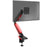 Zoomgoods Monitor Arm Stand DMGM5X1 | Single PC Desk Mount with Red LED Lights | Height Adjustable | For One 15-32 Inch Screen | VESA 75/100 | 8kg Capacity | Tilt +90°/-85°, Swivel 360°,Rotate 360°