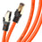 Zoomgoods Ethernet Cable 2M High Speed CAT 8 Patch Network Shielded Lead 2GHz / 2000MHz / 40 Gigabit, CAT8 SFTP Wire, Snagless RJ45 Super-Fast Data - Orange