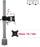 Zoomgoods Monitor Arm Stand VESA Head DM35, Universal Mounting Head to Use with Any Zoomgoods Desk Mount Pole Bracket, Rotates and Tilts, Fits VESA 75/100