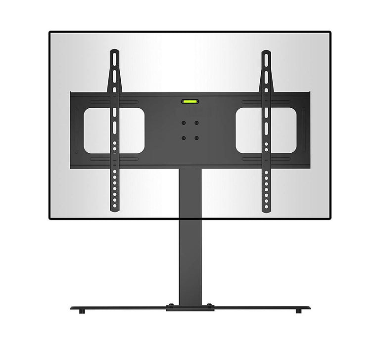 Zoomgoods TV Stand for Desk TVS2D2 Table 30-65 inch TV | VESA 200 400 600| Suitable for Desktop - Television of size 30 32 40 43 50 55 60 65 inch | 50kg capacity