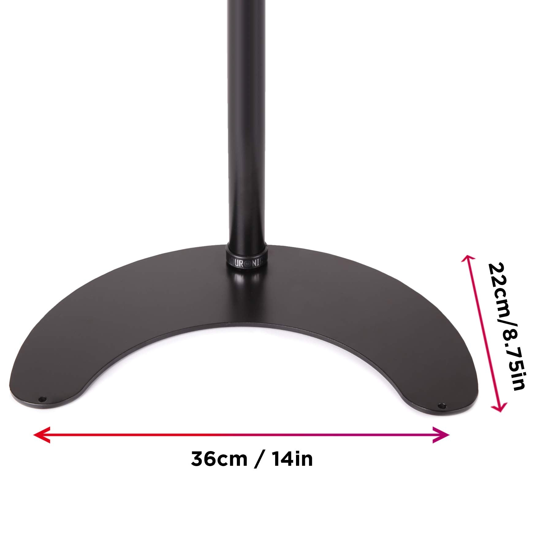 Zoomgoods Monitor Stand DM15D1, Monitor Arm for 13-32” PC LED Screens, Adjustable Tilt Single Monitor Mount, Gaming Monitor Desk Mount with VESA 75 100, Monitor Riser for Work & Home Office Desk