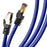 Zoomgoods Ethernet Cable 1M High Speed CAT 8 Patch Network Shielded Lead 2GHz / 2000MHz / 40 Gigabit, CAT8 SFTP Wire, Snagless RJ45 Super-Fast Data - Blue