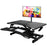 Zoomgoods Sit-Stand Desk DM05D16 | Height Adjustable Office Workstation | 77x50cm Platform | Raises from 12-43cm | Riser for PC Computer Screen, Keyboard, Laptop | Ergonomic Desktop Table Converter