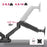 Zoomgoods Monitor Arm Stand DMDC52 | Double Gas-Powered PC Desk Mount | BLACK | Height Adjustable | For Two 13-24 LED LCD Screens | VESA 75/100 | 6.5kg Capacity | Tilt -90°/+85°,Swivel 180°,Rotate 360°