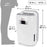 Zoomgoods Dehumidifier DH20 Air Dehumidifier for clothes drying, Black Mould, Damp & Condensation Remover, Wardrobe, Bathroom, Small Bedroom, Utility Room 4L Tank, 20L in a Day