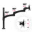 Zoomgoods Monitor Arm Stand DM451X3 | Single PC Desk Mount | Aluminium | Height Adjustable | For One 13-27 LED LCD Screen | VESA 75/100 | 13kg Per Screen | Tilt -90°/+45°, Rotate 360°